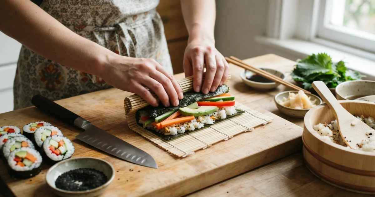 Como Fazer Sushi Vegano com Legumes em Casa: Guia Completo e Passo a Passo