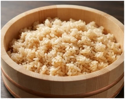 Preparo do Arroz Japonês (Shari): Lavagem, Cocção e Tempero Su